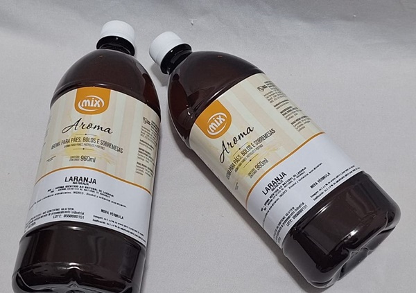 AROMA ID�NTICO AO NATURAL DE LARANJA 960ML MIX